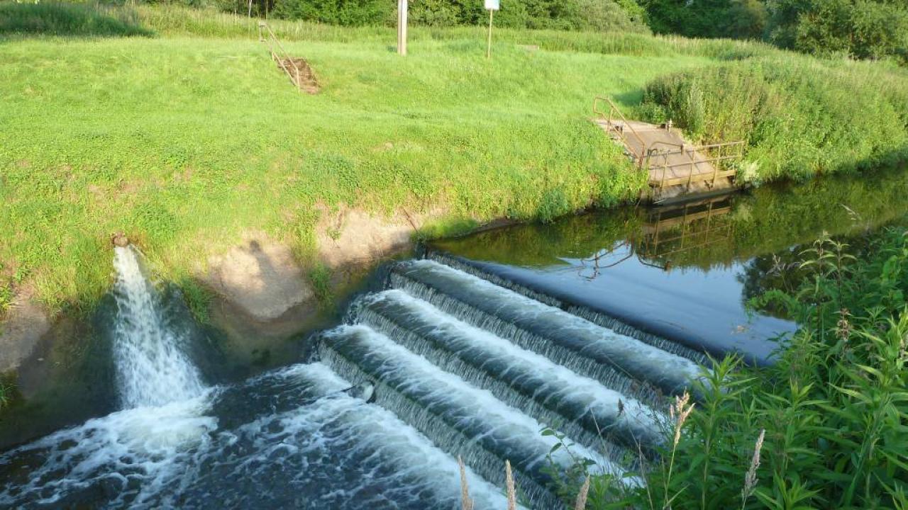Wasser - Rheinniederungskanal (Süd): Herstellung der Durchgängigkeit an zwei Querbauwerken