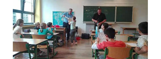 Wasser: „Wasser sparen macht Spaß“ – Wasserprojekt der Marienschule