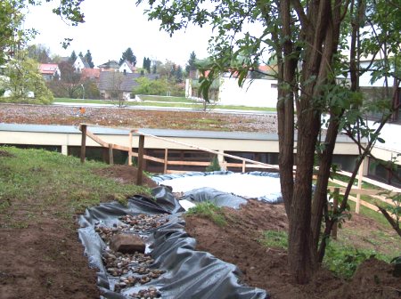 Wasserprojekt - Fischteich - Wasserlauf - Schülerbänke - Barfußpfad
